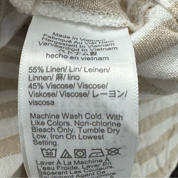 J.Crew Linen Blend Drawstring Waist Shorts Size XL - Picture 5 of 6